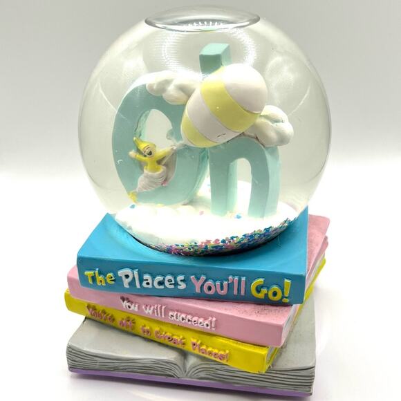 Dr. Seuss Other - Dr. Seuss 2018 The Places You'll Go Musical Snow Globe